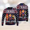 Michigan State Spartans Logo Big Snowflake Pattern Ugly Christmas Sweater