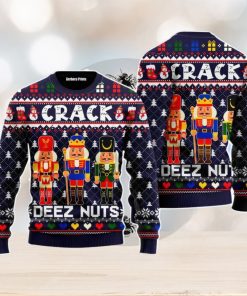 Crack Deez Nuts Christmas Unisex Ugly Sweater