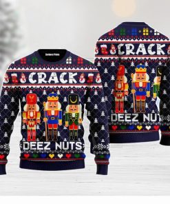 Crack Deez Nuts Christmas Unisex Ugly Sweater