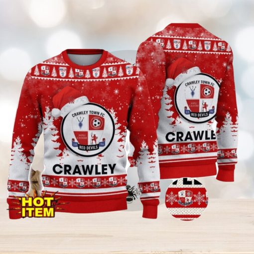 Crawley Town EFL English Football League Champions Ugly Christmas Sweater Christmas Gift