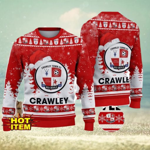 Crawley Town EFL English Football League Champions Ugly Christmas Sweater Christmas Gift