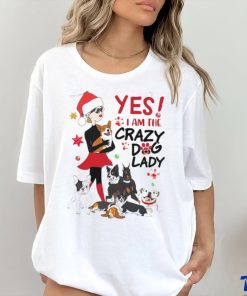 Crazy Dog Lady Christmas Shirt