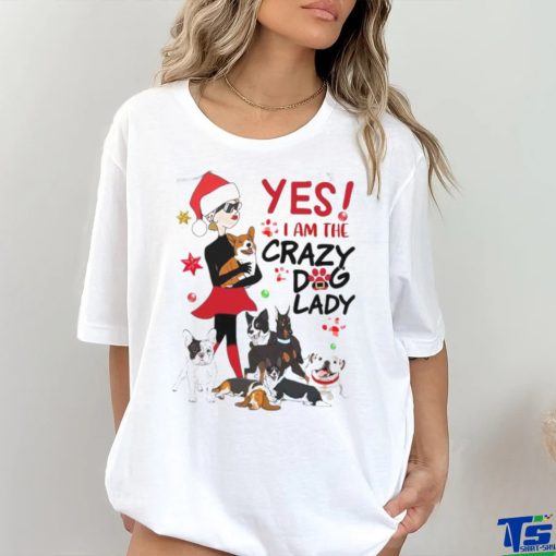 Crazy Dog Lady Christmas Shirt