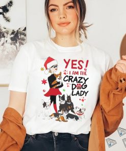 Crazy Dog Lady Christmas Shirt