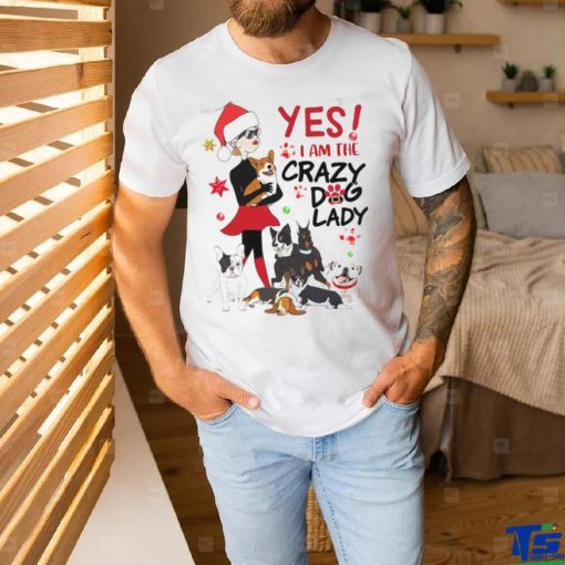 Crazy Dog Lady Christmas Shirt