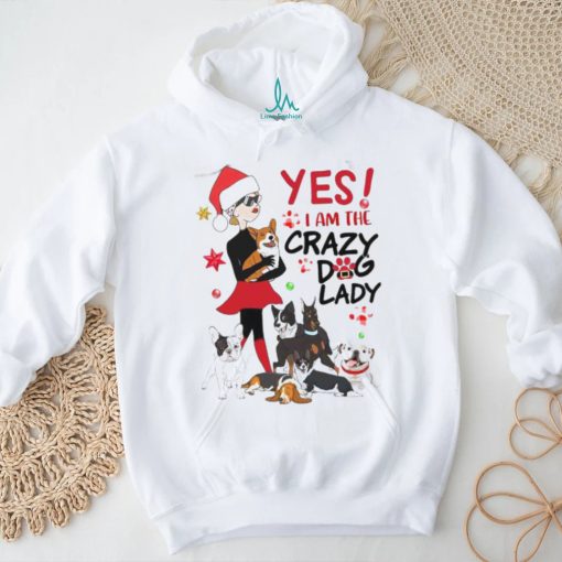 Crazy Dog Lady Christmas Shirt