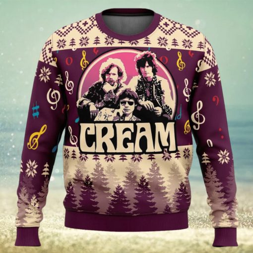 Cream Band Ugly Christmas Sweater