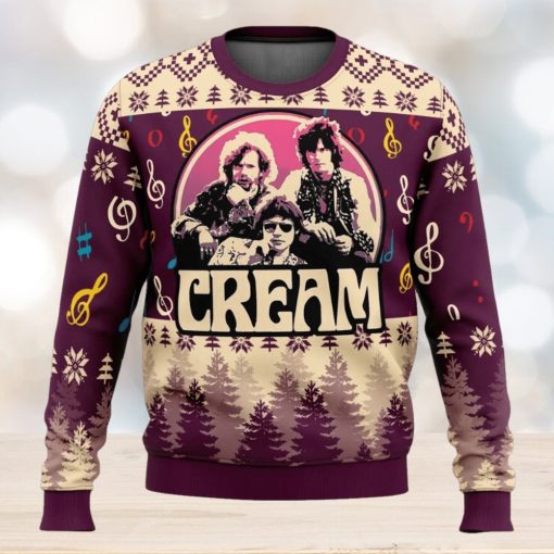 Cream Band Ugly Christmas Sweater