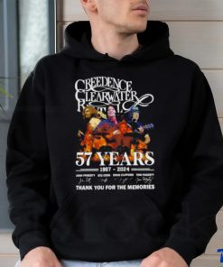 Creedence Clearwater Revival 57 Years 1967 – 2024 Thank You For The Memories Signatures shirt