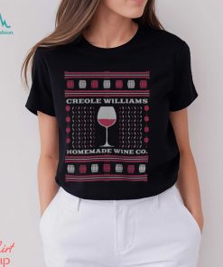 Creole Williams Homemade Wine Co. Ugly Christmas Shirt