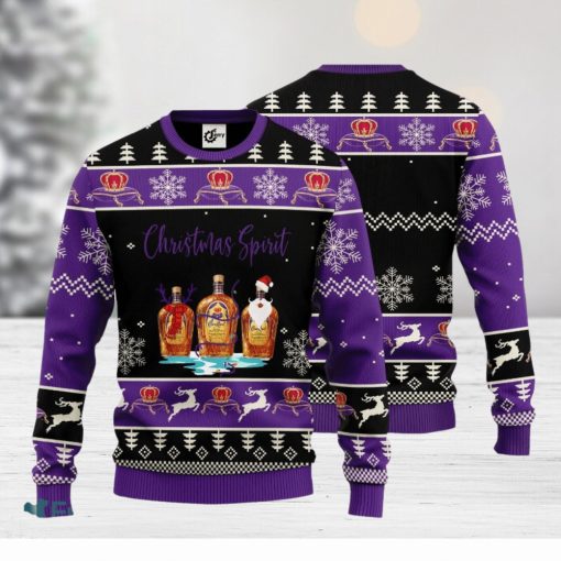 Crown Royal Christmas Spirit Ugly Christmas Sweater Gift For Christmas