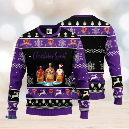 Crown Royal Christmas Spirit Ugly Christmas Sweater Gift For Christmas