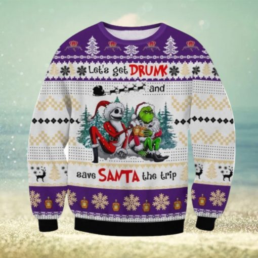 Crown Royal Get Drunk Ugly Sweater Christmas Gift For Men And Women