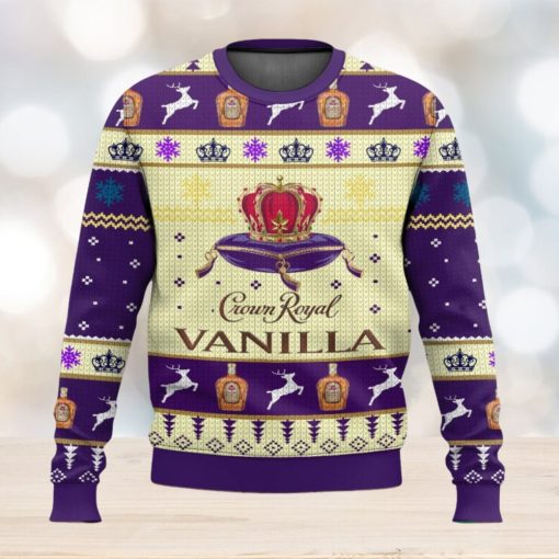 Crown Royal Vanilla Christmas Ugly Sweater Special Gift For Xmas