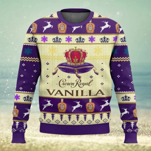 Crown Royal Vanilla Christmas Ugly Sweater Special Gift For Xmas