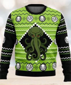 Cthulhu Ugly Christmas Sweater 3D All Over Printed Christmas Sweater