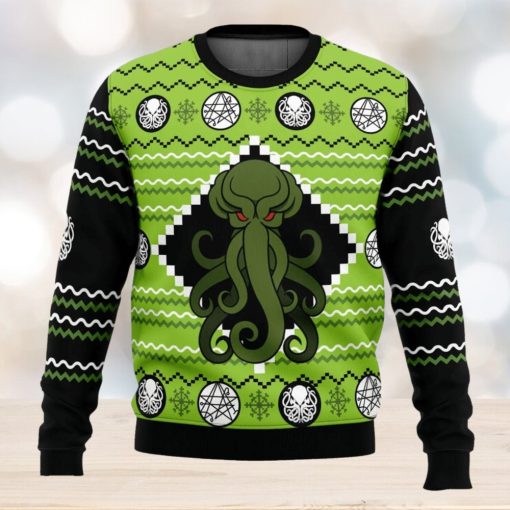 Cthulhu Ugly Christmas Sweater 3D All Over Printed Christmas Sweater