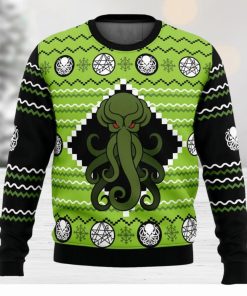 Cthulhu Ugly Christmas Sweater 3D All Over Printed Christmas Sweater