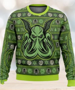 Cthulhu Ugly Christmas Sweater Funny Gift For Men And Women Fans