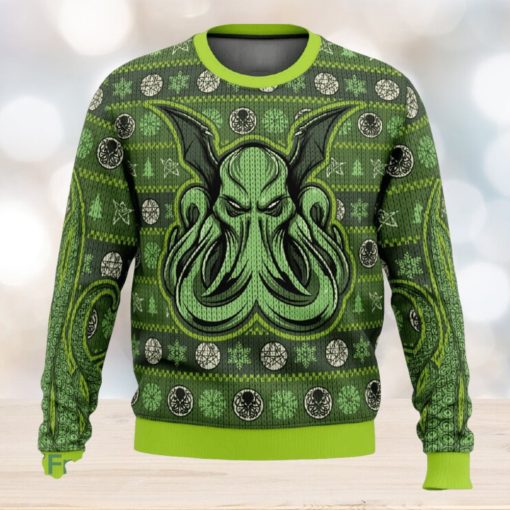 Cthulhu Ugly Christmas Sweater Funny Gift For Men And Women Fans