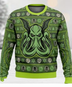 Cthulhu Ugly Christmas Sweater Funny Gift For Men And Women Fans