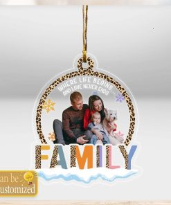 Custom Family Photo Ornament 2023