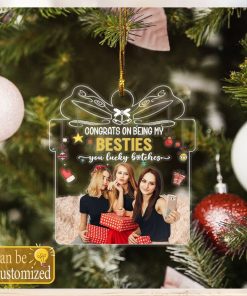 Custom Friends Photo Ornament