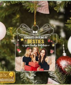 Custom Friends Photo Ornament