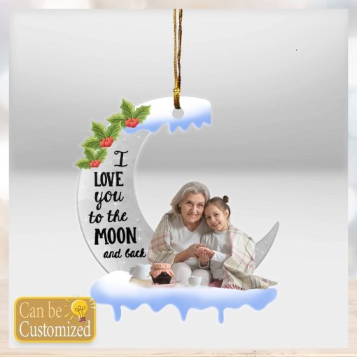 Custom Happy Memories Photo Snow Ornament