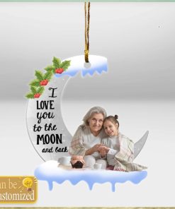 Custom Happy Memories Photo Snow Ornament