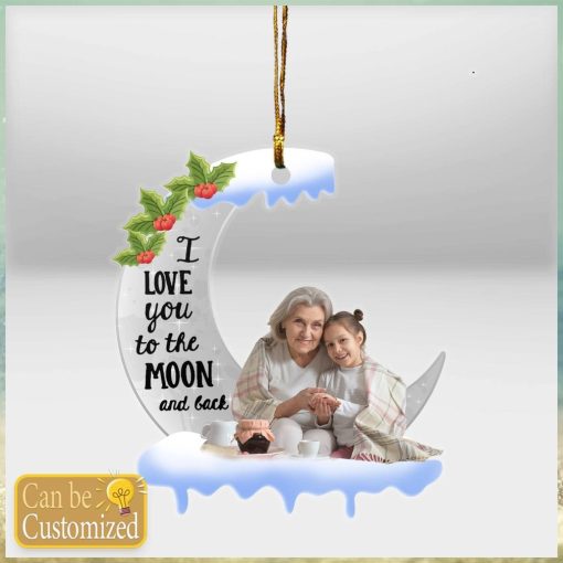 Custom Happy Memories Photo Snow Ornament