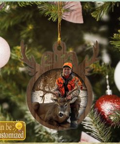 Custom Hunting Photo Ornament