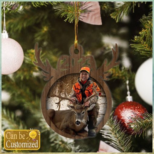 Custom Hunting Photo Ornament