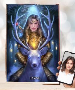 Custom Image Aelin (Celaena ) Wall Art For Sarah J. Maas And Throne Of Glass Fan Poster