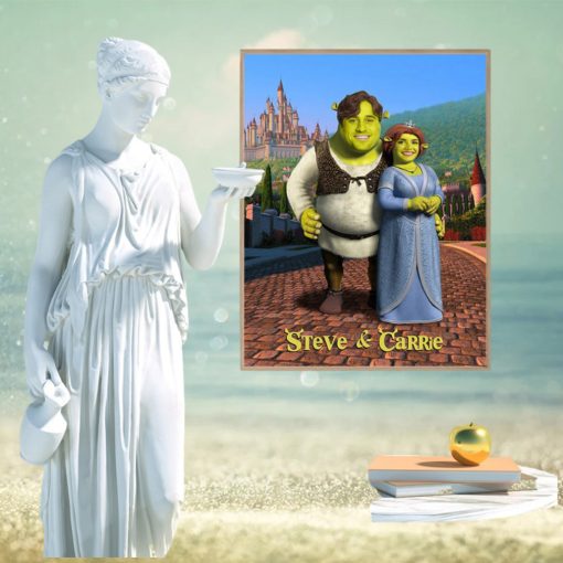 Custom Image Couple At Far Far Away Wall Art Poster