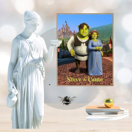 Custom Image Couple At Far Far Away Wall Art Poster