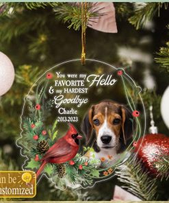 Custom Memories Pet Photo Ornament