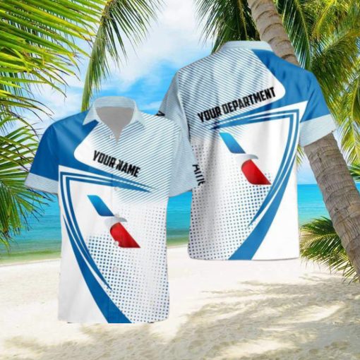 Custom Name 3D All Over Printed american airlines Hawaiian Shirt New Trend Summer Vacation Gift