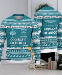 Custom Name Aston Martin Cognizant F1 Team Ugly Sweater