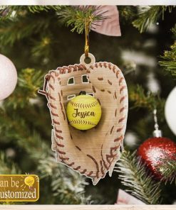 Custom Name Baseball Ornament