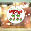 3D Grinchmas Smile Ornament, Grinch Christmas Tree Decorations 2023