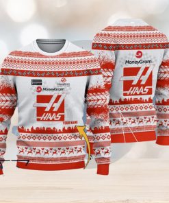 Custom Name Haas F1 Team Ugly Sweater