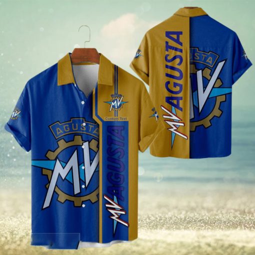 Custom Name MV Agusta Car Combo Hawaiian Shirt And Shorts Fans Logo Car Gift Men And Women