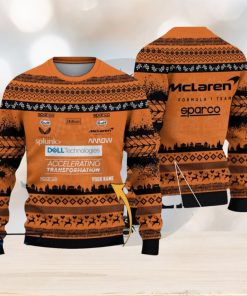 Custom Name McLaren F1 Team Ugly Sweater