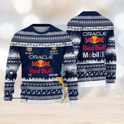 Custom Name Red Bull Racing Ugly Sweater