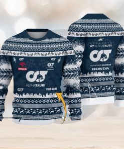 Custom Name Scuderia AlphaTauri Ugly Sweater