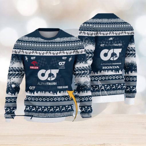 Custom Name Scuderia AlphaTauri Ugly Sweater