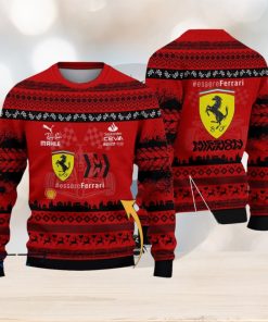 Custom Name Scuderia Ferrari Ugly Sweater