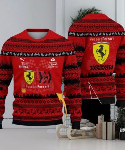 Custom Name Scuderia Ferrari Ugly Sweater