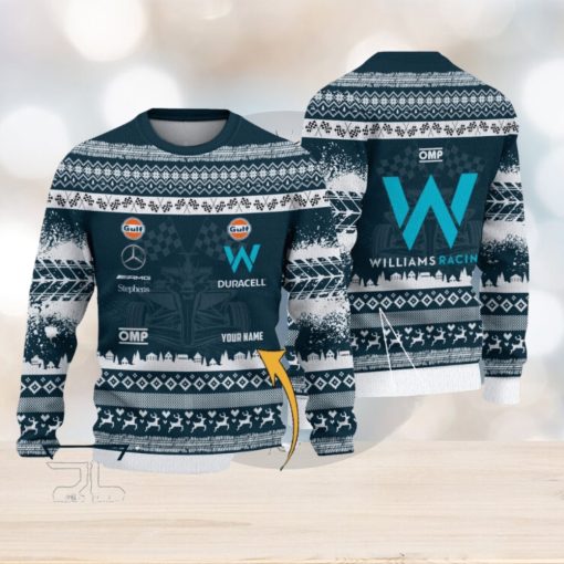 Custom Name Williams Racing Ugly Sweater